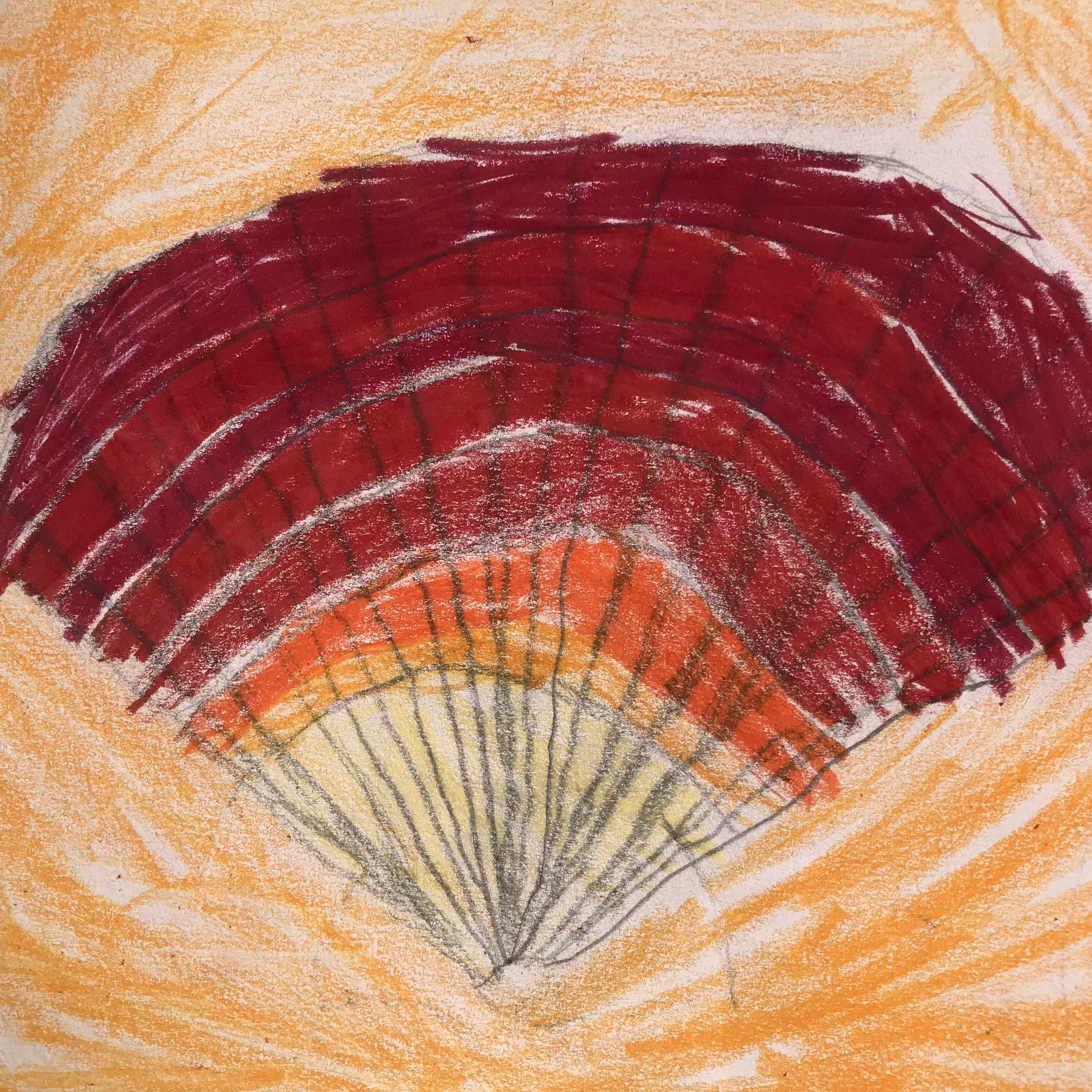 Bild av kammussla, som finns i Barnens konstgalleri