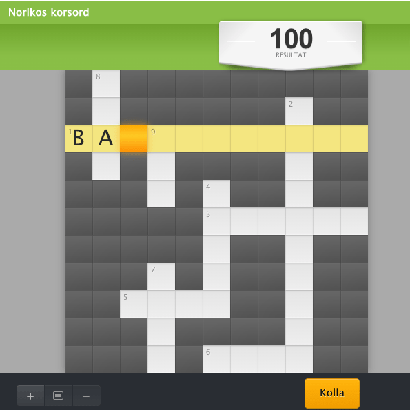 Bild av Norikos tångkorsord